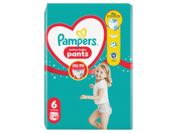 Pampers Active Baby Pants, vel. 6, 44 ks