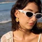 ELENYS Golden Knot – pozlacené náušnice 18K žluté zlato