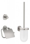 GROHE - QuickFix Start Set doplňků pro toaletu 3 v 1, supersteel 41204DC0