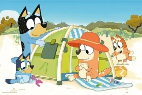 Trefl - Puzzle - Bluey a její skvělý den MAXI