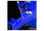 Mamido Dětský elektrický traktor Power s radlicí modrý