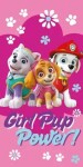 Carbotex Paw Patrol Girl BRM005907 plážová osuška růžová 70x140