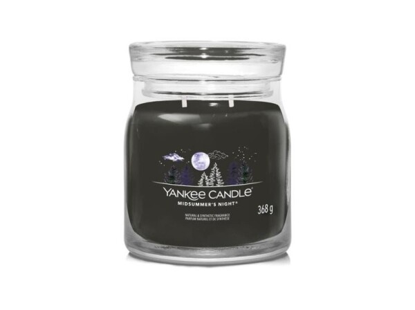 YANKEE CANDLE Midsummer’s Night svíčka 368g / 2 knoty (Signature střední)