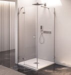 POLYSAN - FORTIS EDGE sprchové dveře bez profilu 1000, čiré sklo, levé FL1210L