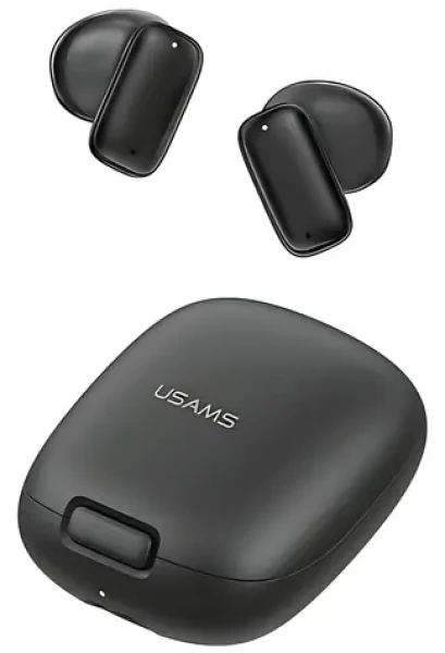 USAMS ID25 černá / TWS sluchátka do uší / Bluetooth 5.3 / dotykové ovládání (BHUID01)