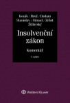 Insolvenční zákon - Komentář - Jan Kozák
