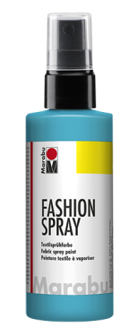 Barva na textil ve spreji Marabu Fashion Spray 100 ml - modř karibská 091