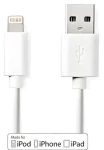 Nedis Lightning 2 m bílá / Datový kabel / USB-A 2.0 - Lightning 8-pin / 480 Mbps (CCGB39300WT20)