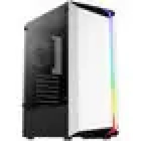 Aerocool Bionic černo-bílá / ATX / 2x USB-A 3.0 / 1x USB-A 2.0 / 1x 120mm / bez zdroje / průhledná bočnice (ACCM-PV34013.21)