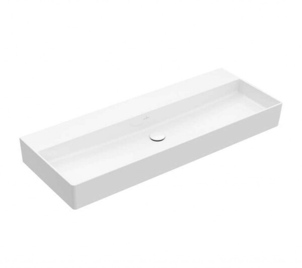 VILLEROY & BOCH - Memento 2.0 Umyvadlo 120x47 cm, bez přepadu, bez otvoru pro baterii, alpská bílá 4A22C301