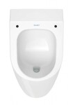 DURAVIT - ME by Starck Pisoár, zadní přívod vody, Rimless, WonderGliss, bílá 281230AC00