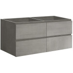 CERANO - Koupelnová skříňka pod umyvadlo Carole - betonově šedá - 119x48x45 CER-8050BD7619