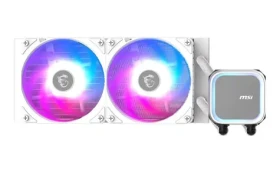 MSI MAG CoreLiquid A13 240 bílá / 2x 120mm / 31.1 dB @ 2000 RPM / 62.6 CFM / AMD + Intel (306-7ZWCA21-L80)