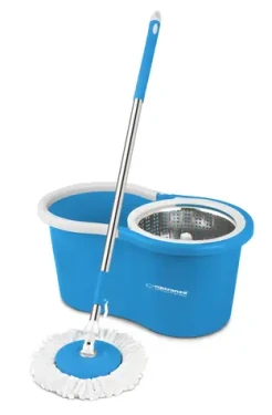 Esperanza EHS006 modro-bílá / Otočný mop / Mikrovlákno / 360° otočná hlava / 1250 mm (EHS006)