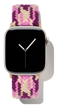IDeal Soft Braid Cherry Crush / Řemínek pro Apple Watch / 38/40/41/42 mm / Nylon, polykarbonát (IDNWB-3842-605)