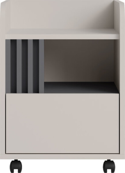 Kontejner se zásuvkou AllMo AL10 Barva korpusu + barva dveří: Kašmír + Antracit