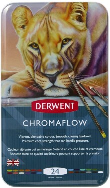 Derwent, 2305857, Chromaflow, umělecké pastelky, 24 ks