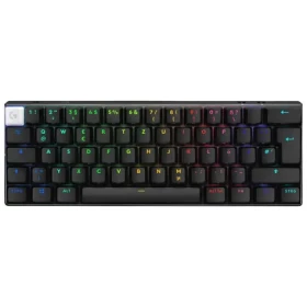 Logitech G PRO X 60 LIGHTSPEED černá / Herní klávesnice / bezdrátová LIGHTSPEED / taktilní přepínače / 60% (920-011907)