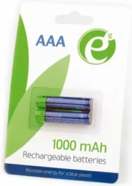 Gembird Nabíjecí baterie AAA 1000 mAh 2 ks / Baterie / Ni-MH / 1,2 V (EG-BA-AAA10-01)