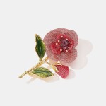 Luxusní brož Rododendron, Červená