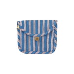 MADAM STOLTZ Textilní peněženka Multi Coloured Fialová, fialová barva, modrá barva, hnědá barva, textil