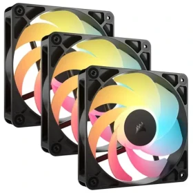 Corsair RS120-R ARGB 3ks černá / 120 mm / Reverse / 34.6 dB @ 2100 RPM / 65.8 CFM / PWM (CO-9050196-WW)