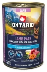 Ontario Adult jehněčí paté s rakytníkem 400 g / Konzerva pro psy / Superprémiová / Grain free (214-859877)