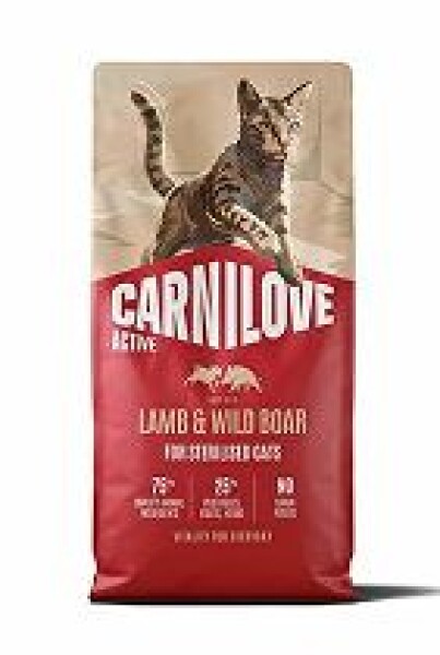 Carnilove Cat Active Dry Lamb& Wild Steril.Ad.AB 6kg
