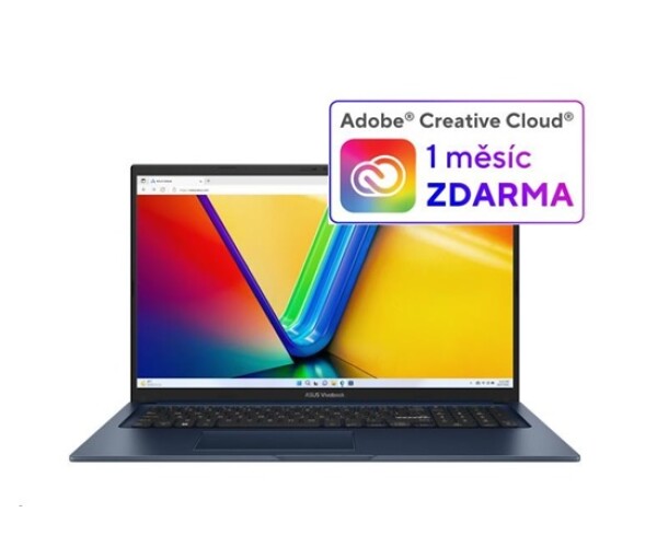 ASUS NTB Vivobook 15 (X1504VA-BQ3870W), Core 5 120U, 15.6" FHD, 8GB, 512GB SSD, Intel, W11 Home, Quiet Blue EDF_2910230