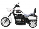 Mamido Dětská elektrická motorka Chopper bílá
