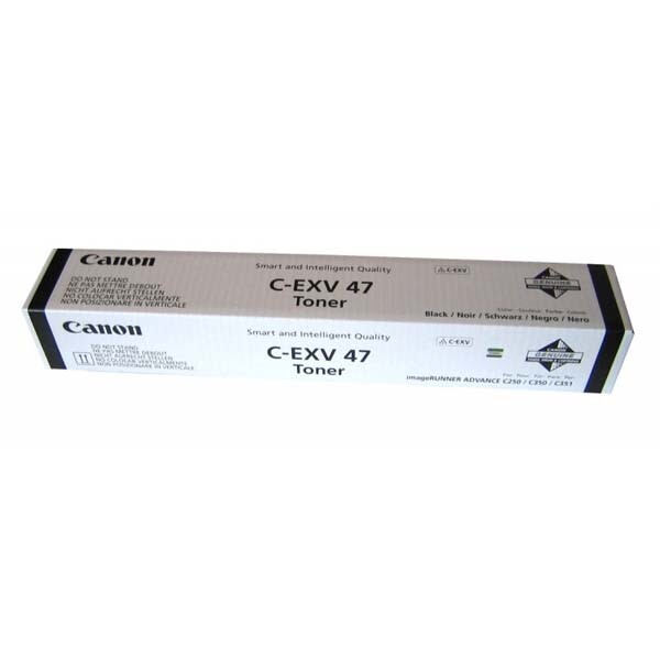 Canon C-EXV47 Bk, černý, 8516B002 - originální toner