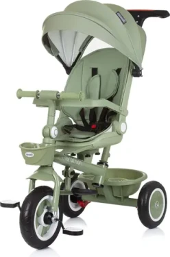 CHIPOLINO Tříkolka se stříškou Marathon 2v1 Pastel Green (TRKMRT02406PG)