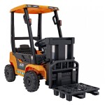 Mamido Dětský elektrický vysokozdvižný vozík JCB žlutý
