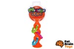 Chrastítko pipSquiz Loops oranžové, Fat Brain, W010227