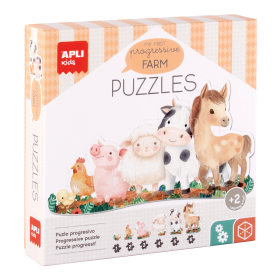 Edukační puzzle Apli - My First Farm, 21 ks, 2+
