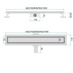 REA - Odtokový žlab Neox pro Titan 70 REA-G9152