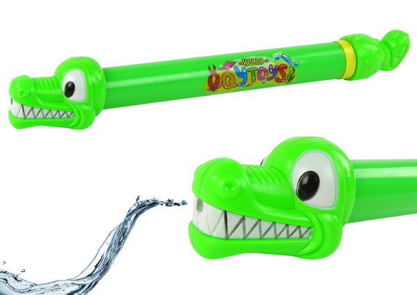 Mamido Vodní pistolka krokodýl 45 cm zelená