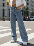 Dámské široké džíny modré FashionStreet UY2871 XL/42