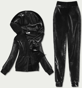 Černý dámský velurový dres model 17694104 černá XL (42) Defox