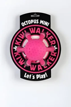 KIWI WALKER Chobotnice růžová / Hračka pro psy / plovací / TPR pěna / 20 cm (TPR-231)