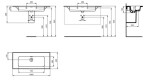 IDEAL STANDARD - Strada II Nábytkové umyvadlo 104x46 cm, bez otvoru pro baterii, s Ideal Plus, bílá T3635MA