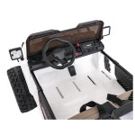 Mamido Elektrické autíčko Extreme Sport 4x4 s proměnlivou velikostí bílé