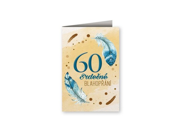 Ptakoviny.cz Přání - 60 srdečné blahopřání