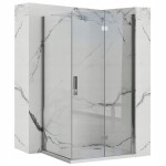 REA/S - Sprchová kabina Molier Chrom 90x90 KPL-K0539