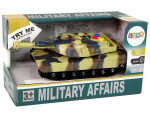Mamido Vojenský tank 1:32 hnědý