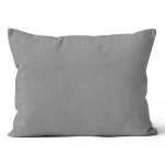 Mikroplyšový povlak na polštář 50x70 cm Šedý
