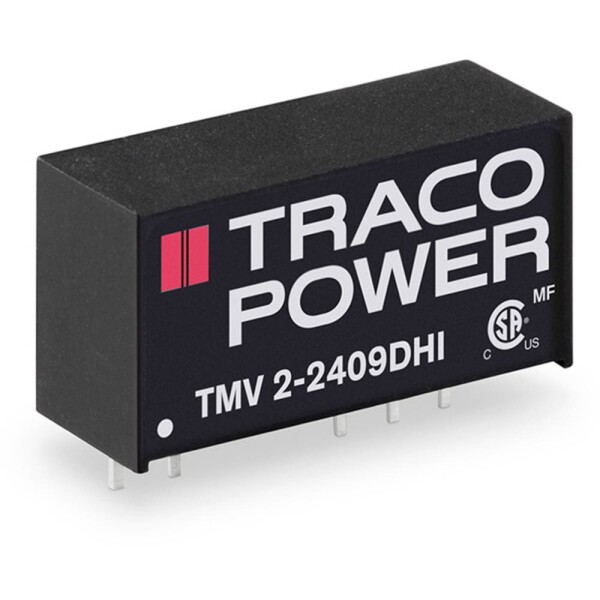 TracoPower TMV 2-0515SHI DC/DC měnič napětí do DPS 5 V/DC 15 V/DC 132 mA 2 W Počet výstupů: 1 x Obsah 10 ks