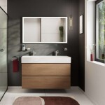 HANSGROHE - Xilesa E Umyvadlová skříňka, 62x118x47 cm, 2 zásuvky, kašmírový dub 54264550