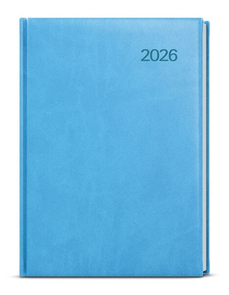 Týdenní diář 2026 Oskar Vivella A5 světle modrá