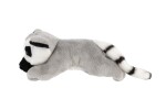 Plyšový lemur kata ležící 7 × 18 cm